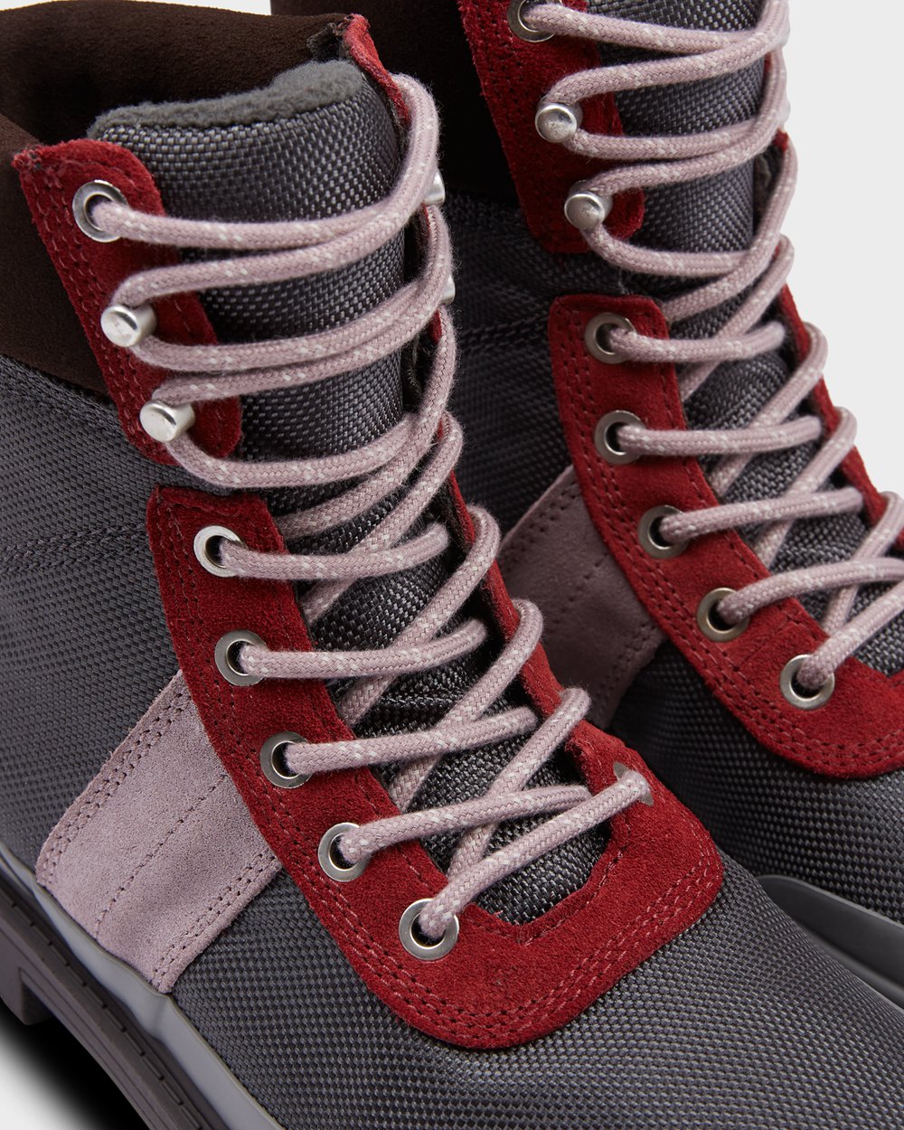 Botins Hunter Feminina Cinzentas Escuro/Marrom/Cinzentas Vermelhas - Original Insulated Commando - 1